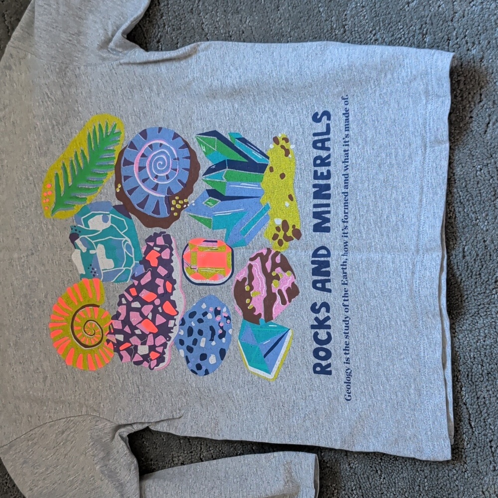 Mini Boden Rock And Minerals Long Sleeve - Picture 2 of 3